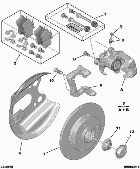 CITROËN/PEUGEOT 4249 66 - Спирачен диск vvparts.bg