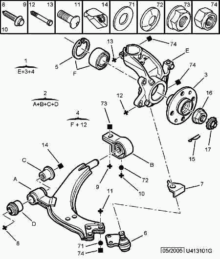 Suzuki 3520 H5 - Тампон, носач vvparts.bg