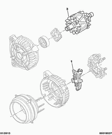 PEUGEOT 5761 A8 - Регулатор на генератор vvparts.bg