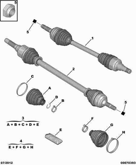 DS 3293 A3 - Маншон, полуоска vvparts.bg