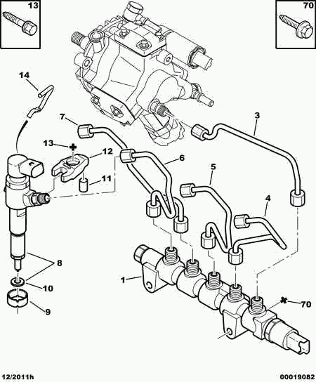 CITROËN 1981 84 - Топлинен дфлектор, инжекционна система vvparts.bg