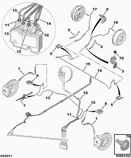 FREN-J 4888 81 - BRAKE HOSE vvparts.bg