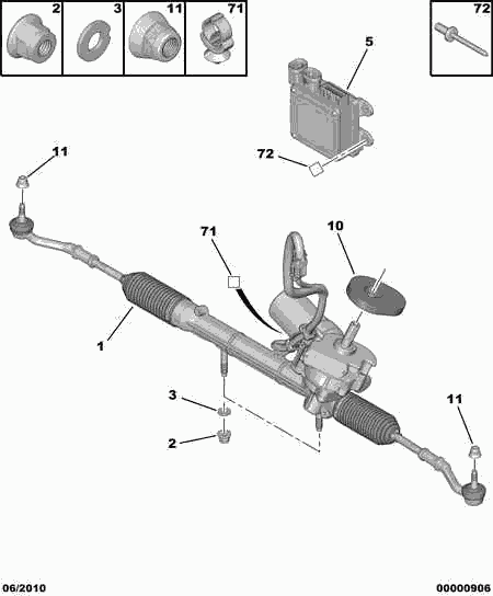 PEUGEOT 4000 WT - Кормилна кутия vvparts.bg