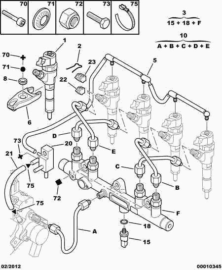 TI 1980 83 - NE HDI COMPLETE INJECT HOLDER vvparts.bg