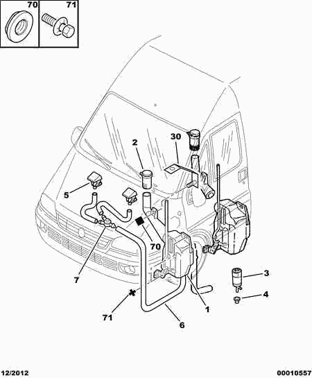 MAHLE 6.434.88 - WINDOW WASH PUMP SEAL vvparts.bg