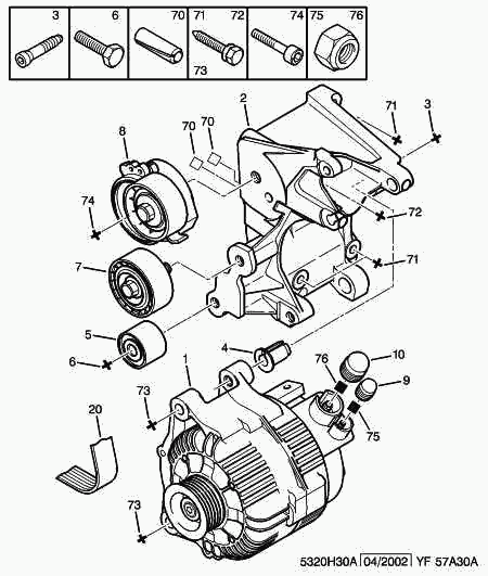 CITROËN (DF-PSA) 5750.VF - Пистов ремък vvparts.bg