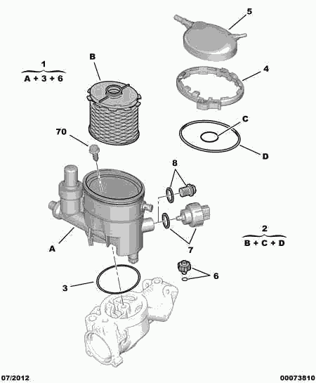 CITROËN/PEUGEOT 1906 49 - Горивен филтър vvparts.bg