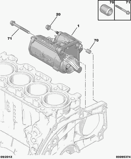 CITROËN 5802 FG - Стартер vvparts.bg