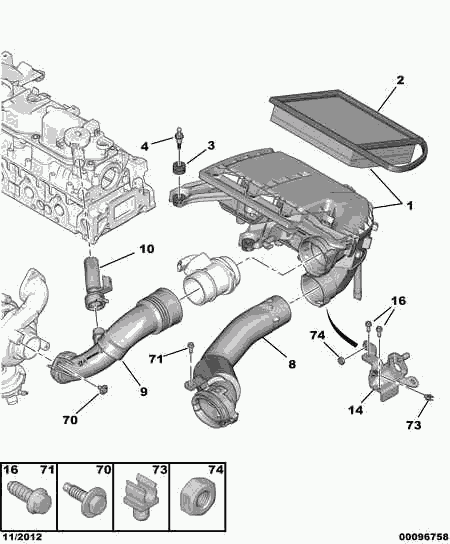 DS 1444 TV - Въздушен филтър vvparts.bg