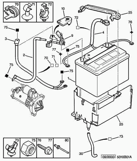 CITROËN/PEUGEOT 5600 QN - 12V STARTING BATTERY vvparts.bg