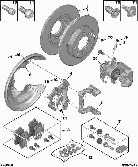 CITROËN 4400.P4 - Спирачен апарат vvparts.bg