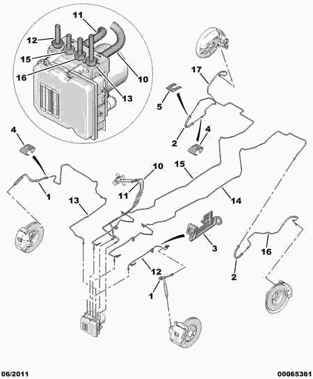 DS 4814 Z9 - Спирачен маркуч vvparts.bg