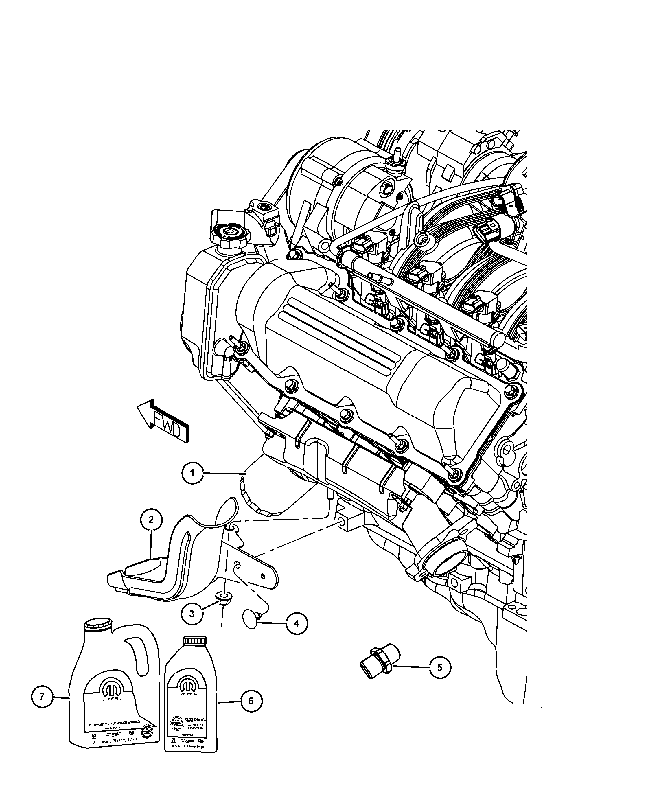 Chrysler 5184 231AA - Маслен филтър vvparts.bg