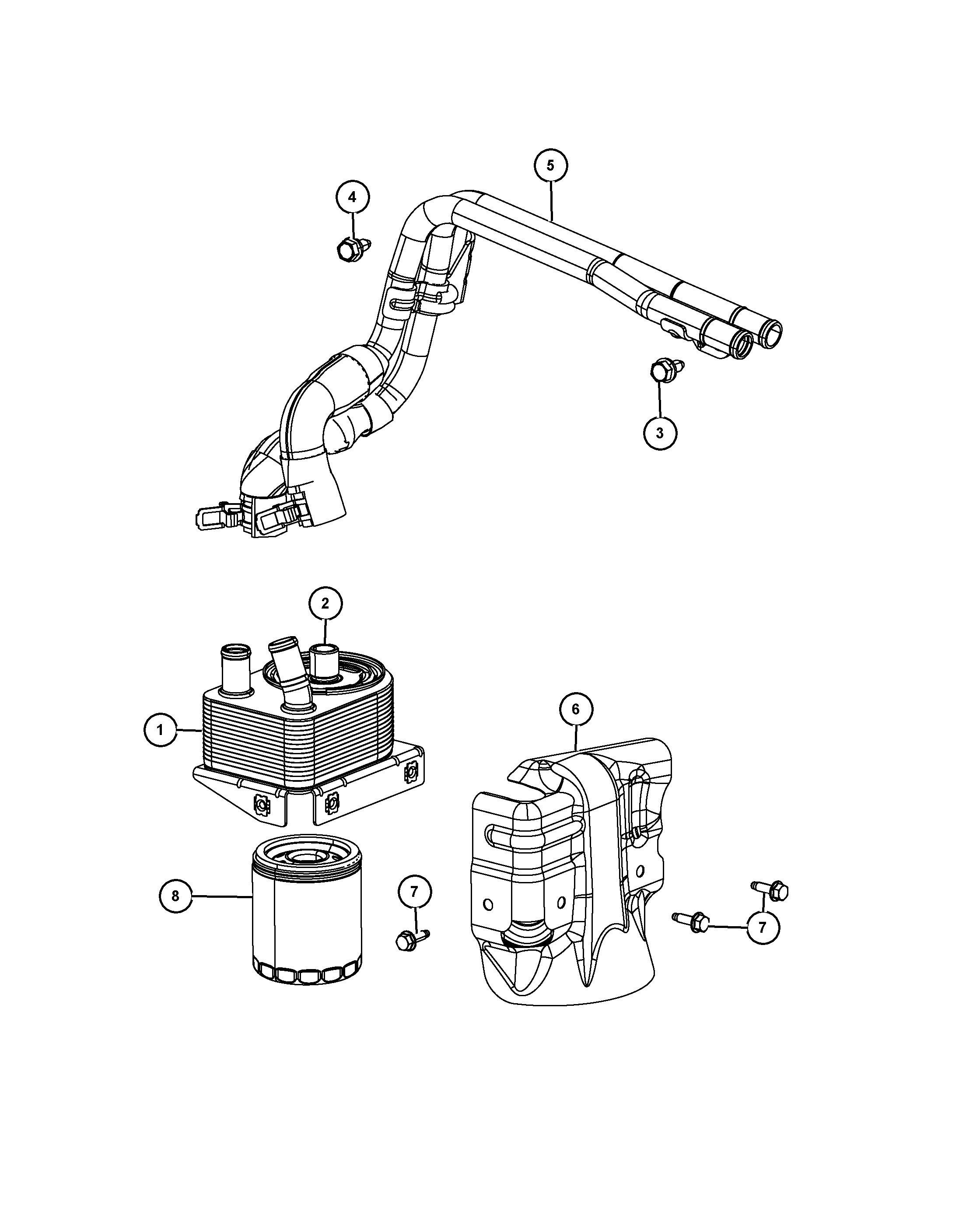 Chrysler 5047 769AA - Маслен филтър vvparts.bg