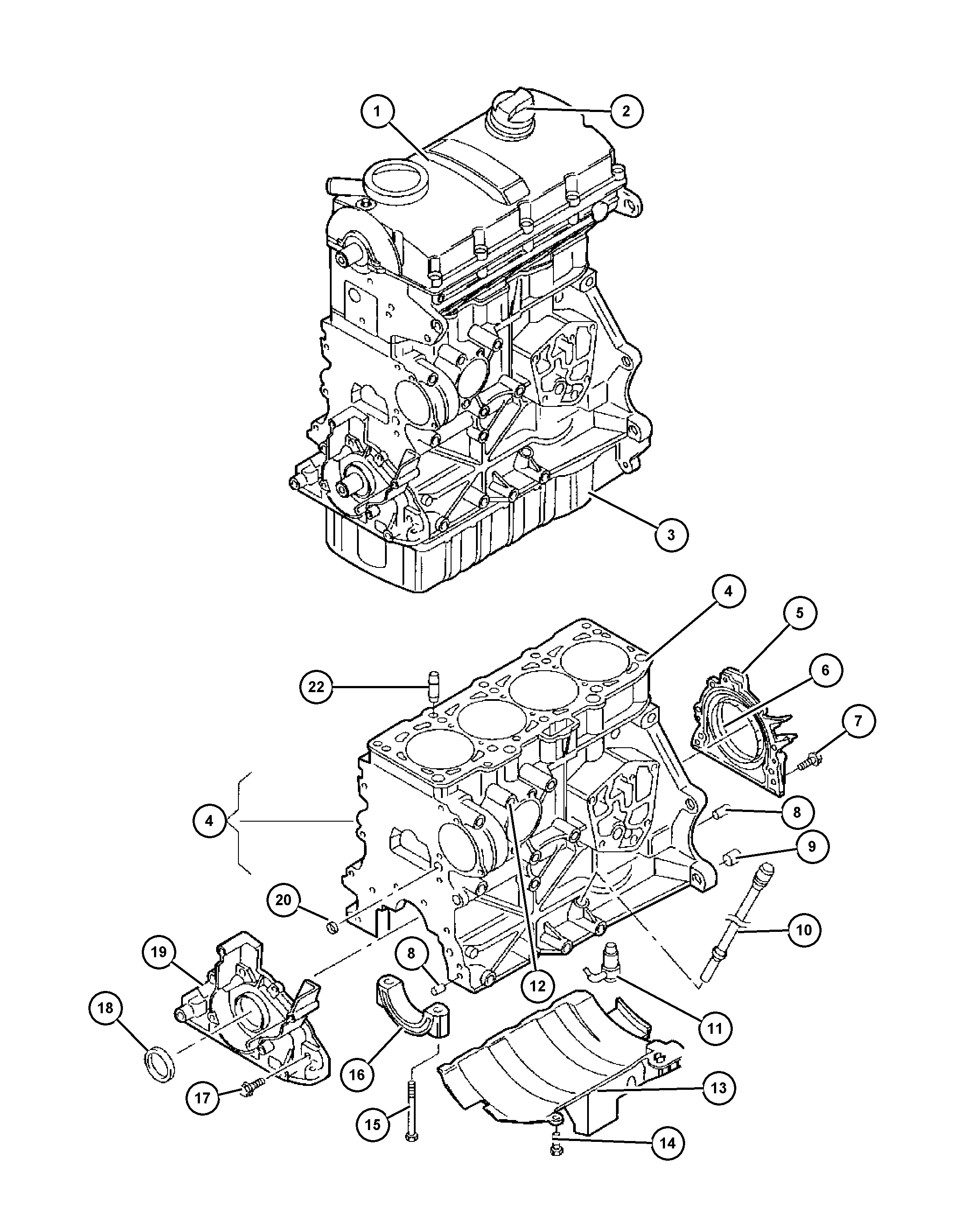 Jeep 68000 666AA - Семеринг, колянов вал vvparts.bg