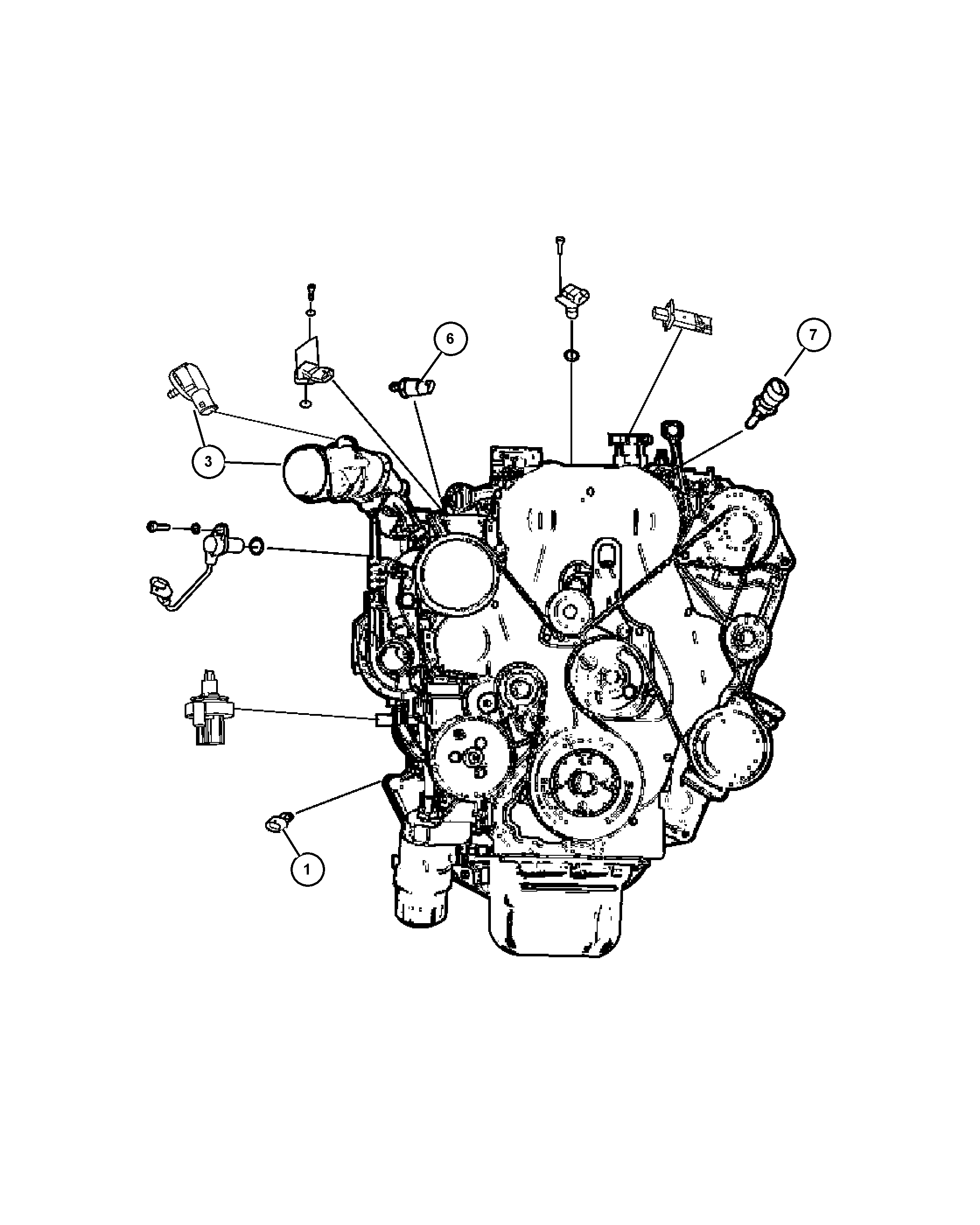 Dodge 68001 313AA - Датчик, температура на охладителната течност vvparts.bg