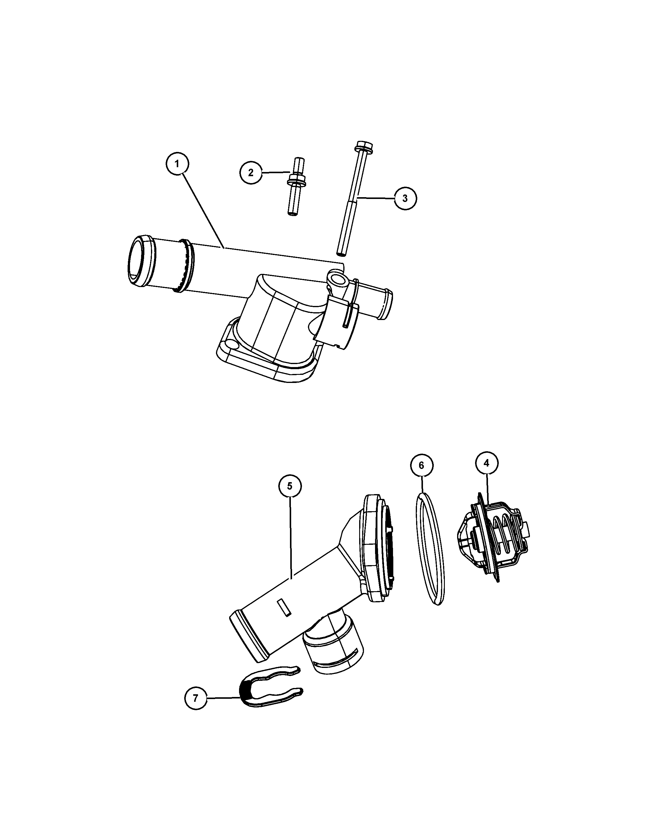 Chrysler 68001 449AA - Уплътнение, термостат vvparts.bg