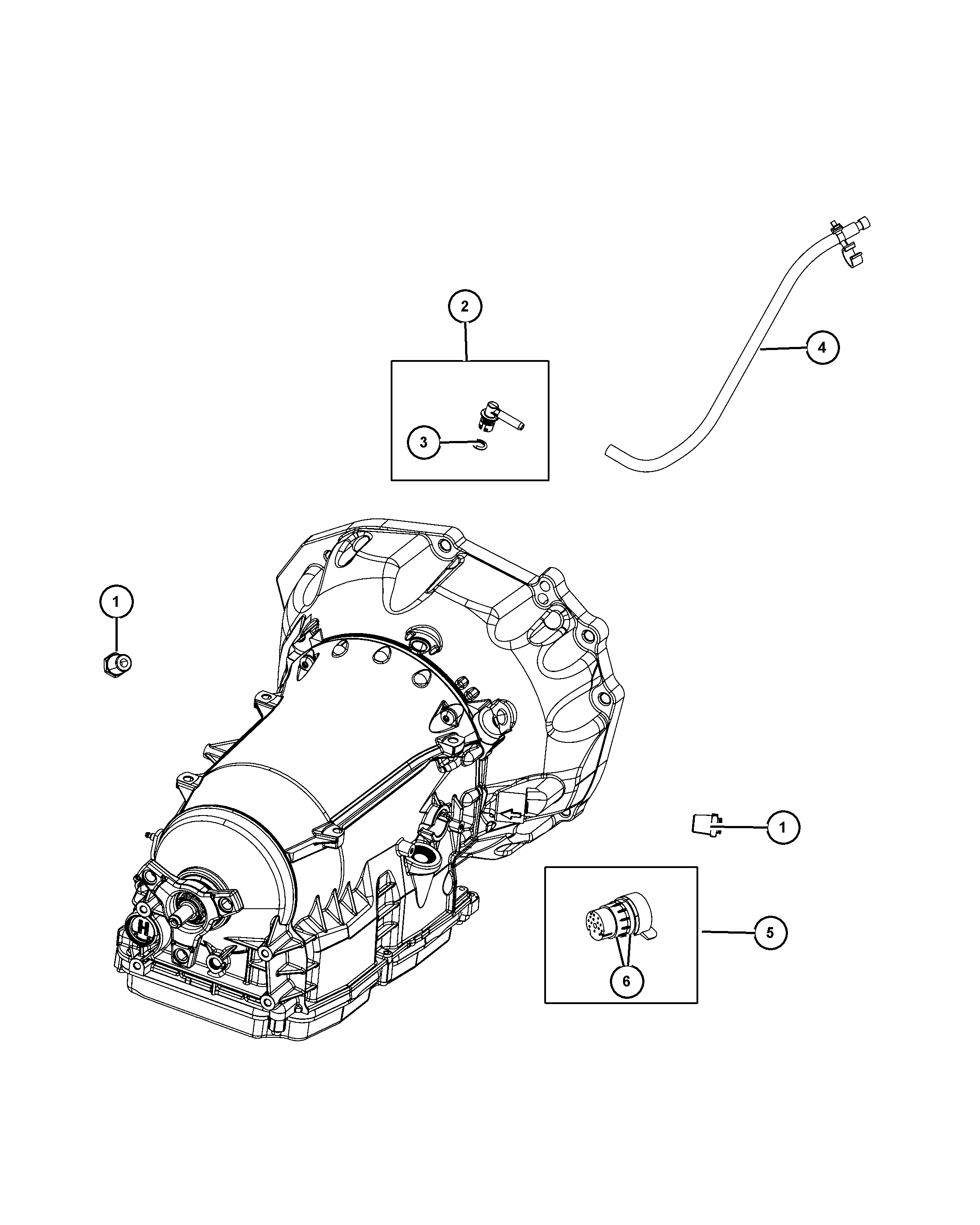 Jeep 68021 352AA - Кожух, управляващ модул за автоматична скоростна кутия vvparts.bg