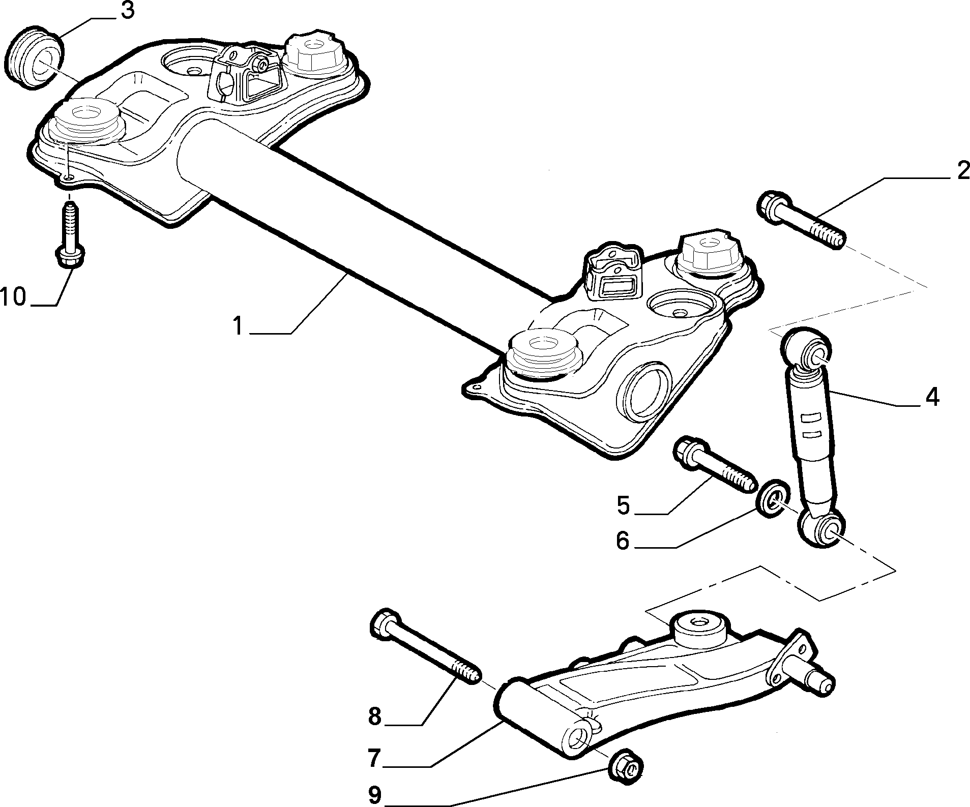 FIAT 71718284 - Амортисьор vvparts.bg