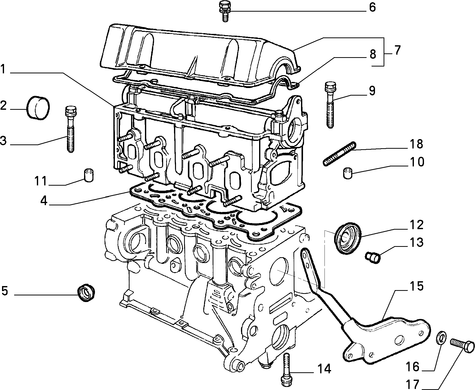 FIAT 55182787 - Капак, карбуратор vvparts.bg