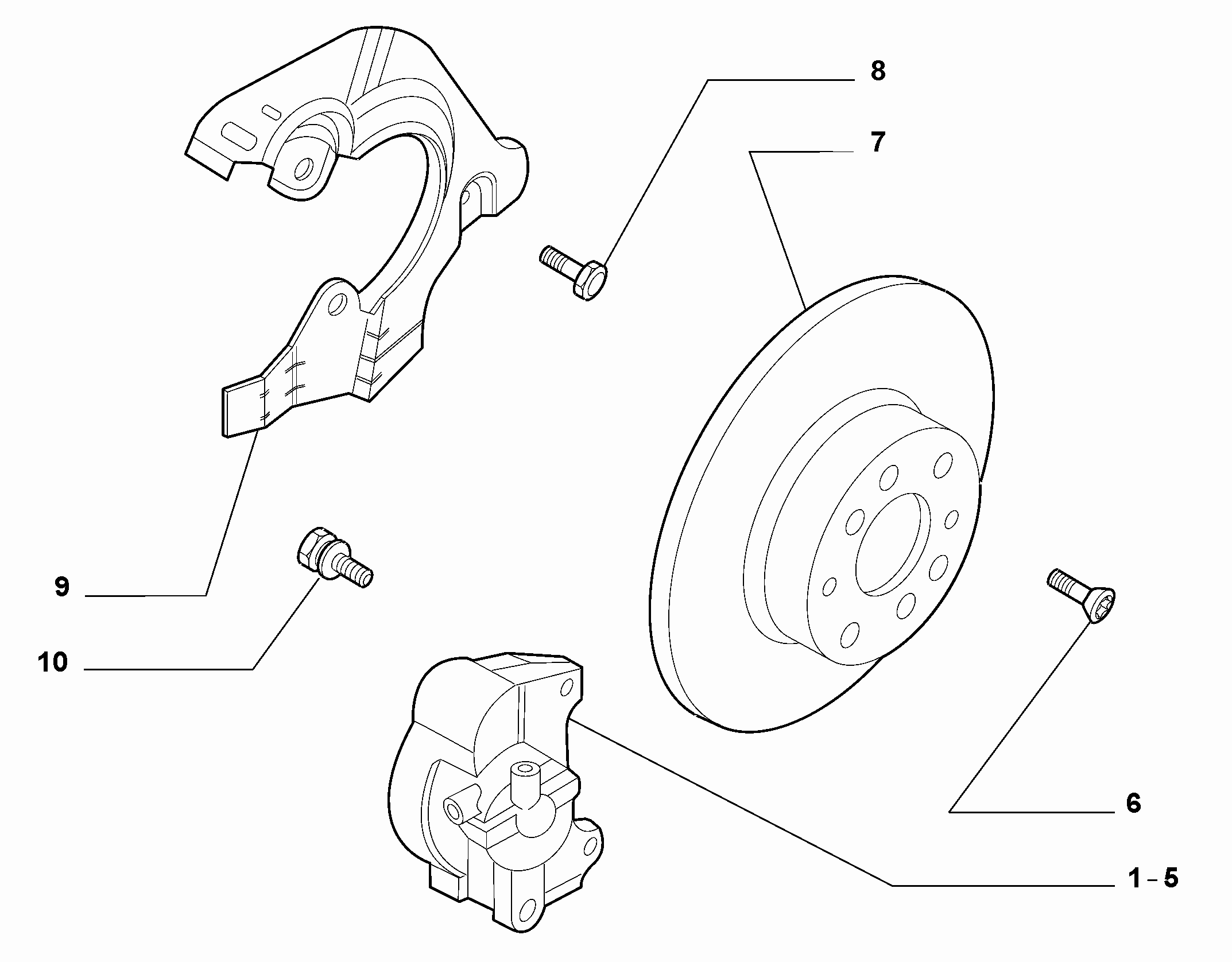 FIAT 55700921 - Спирачен диск vvparts.bg