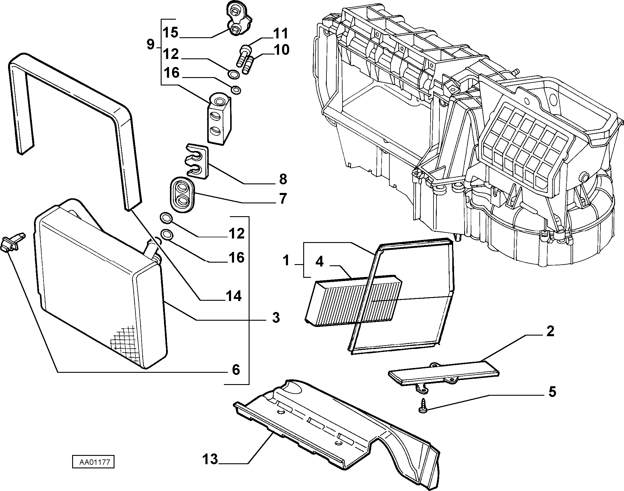 FIAT 71773187 - Филтър купе (поленов филтър) vvparts.bg