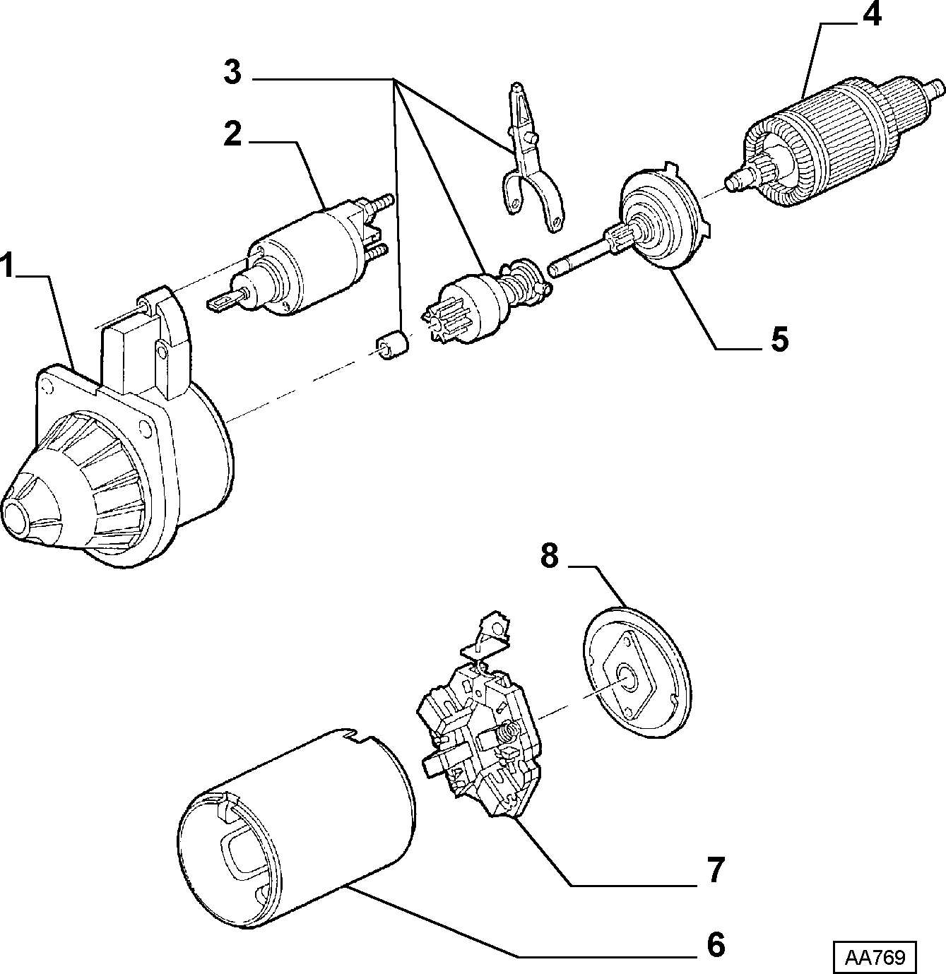 Alfa Romeo 9947829 - Магнитен превключвател, стартер vvparts.bg