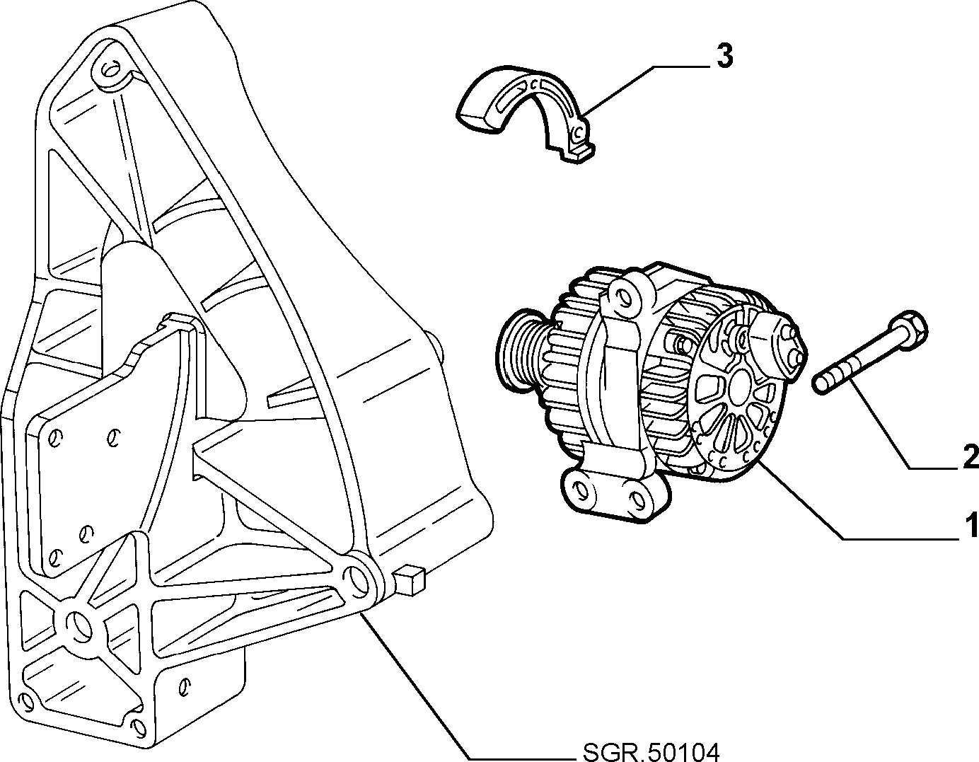 FIAT / LANCIA 46542889 - Генератор vvparts.bg