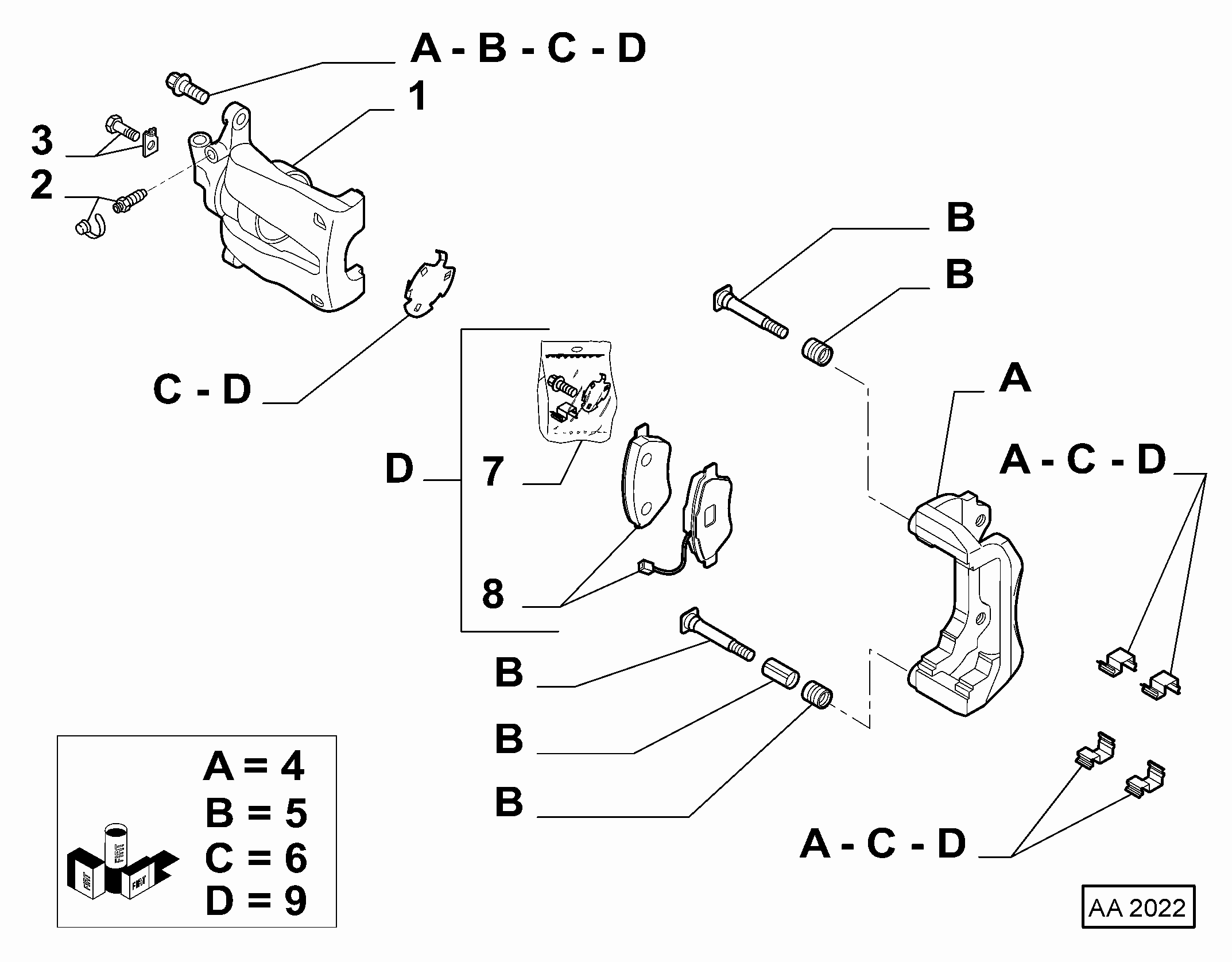 FIAT 77364399 - Спирачен апарат vvparts.bg