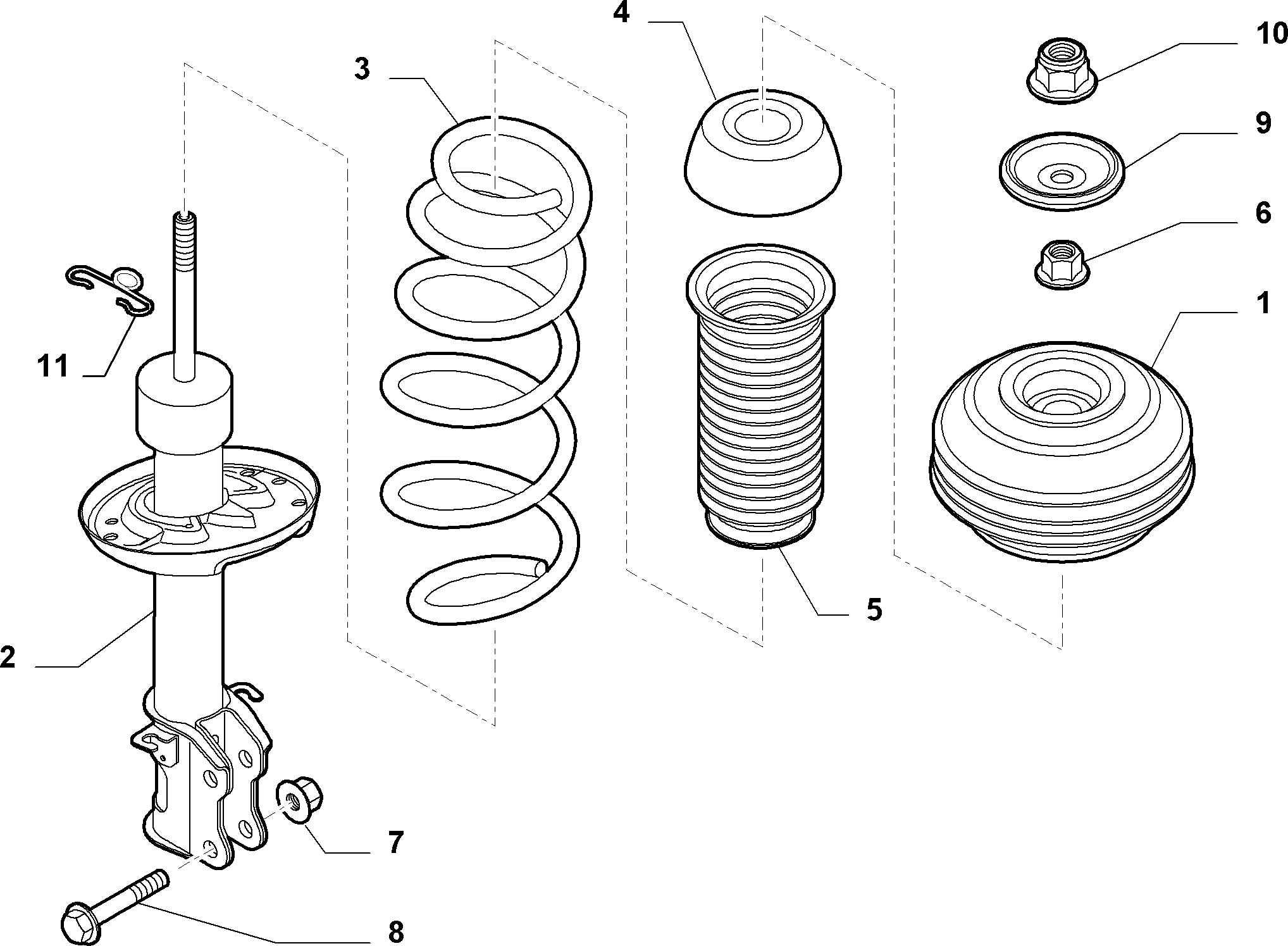 Alfa Romeo 55702312 - Тампон на макферсън vvparts.bg