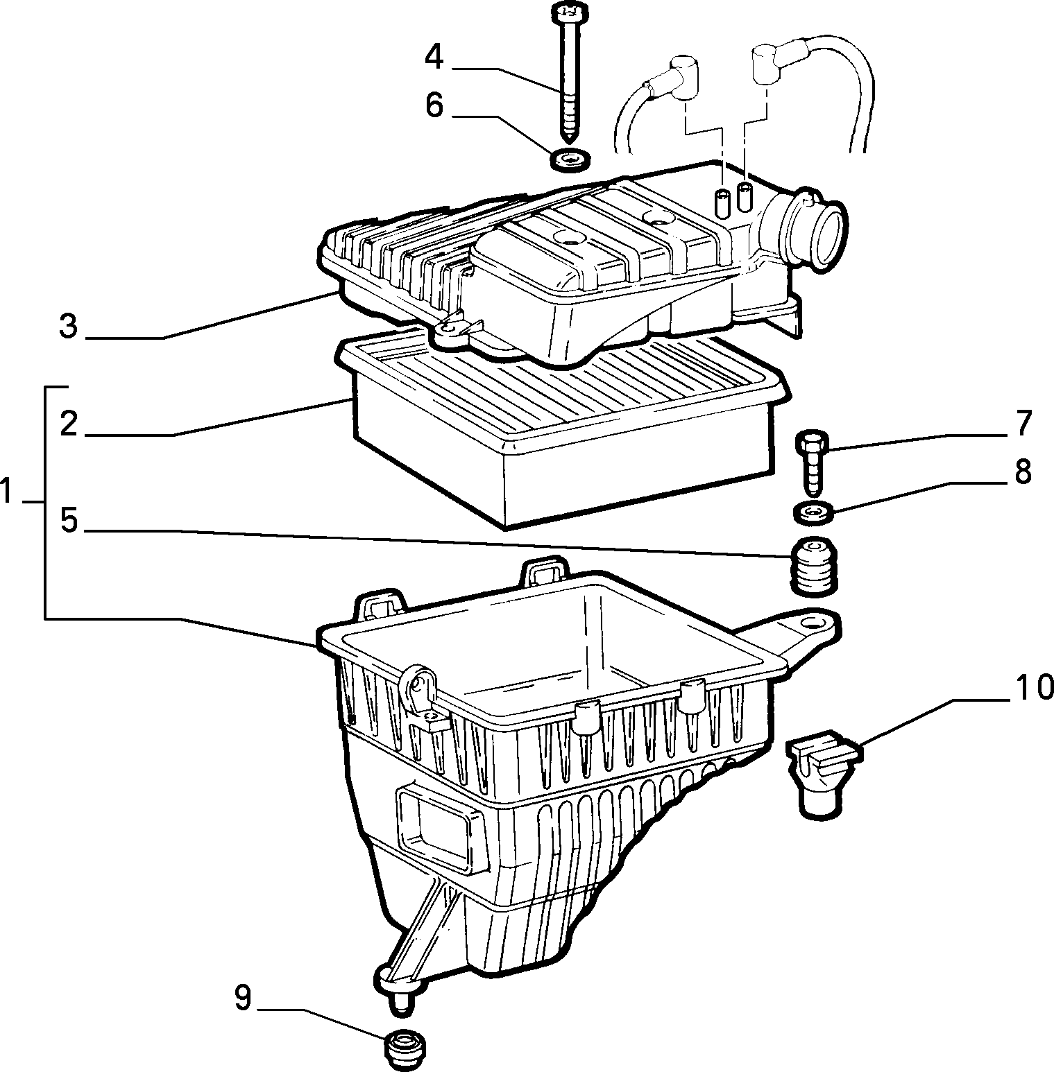 FIAT 71754082 - Въздушен филтър vvparts.bg