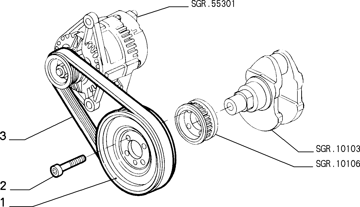 FIAT 46474060 - Пистов ремък vvparts.bg