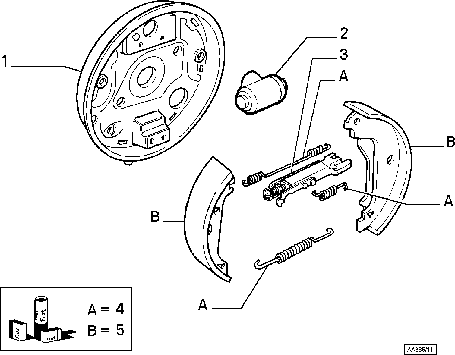 Lancia 71737956 - Спирачно цилиндърче на колелото vvparts.bg