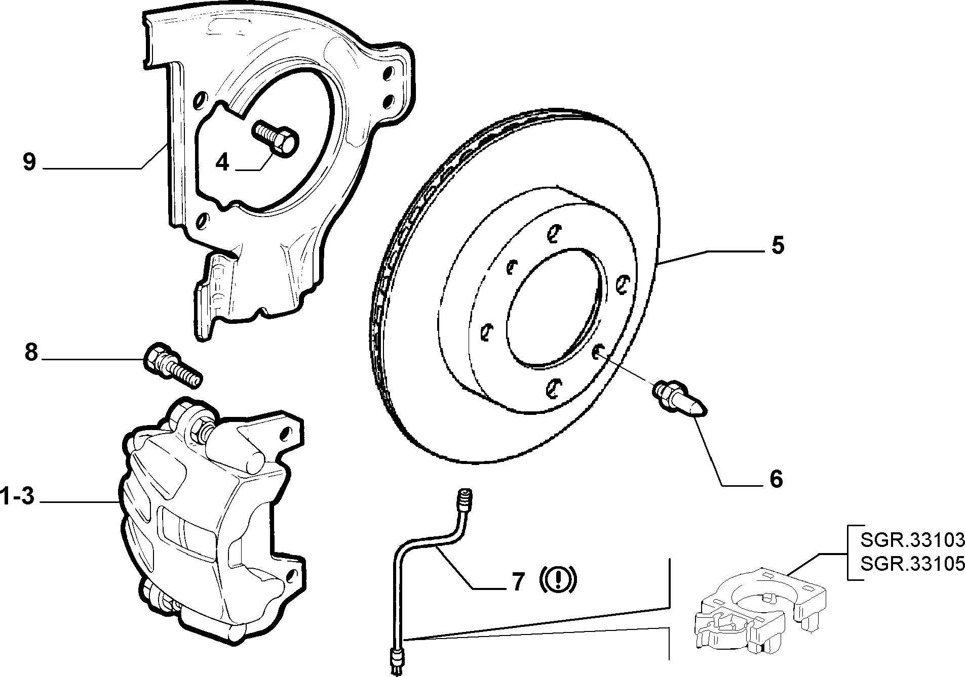 ALFA 71738145 - BRAKE DISC vvparts.bg