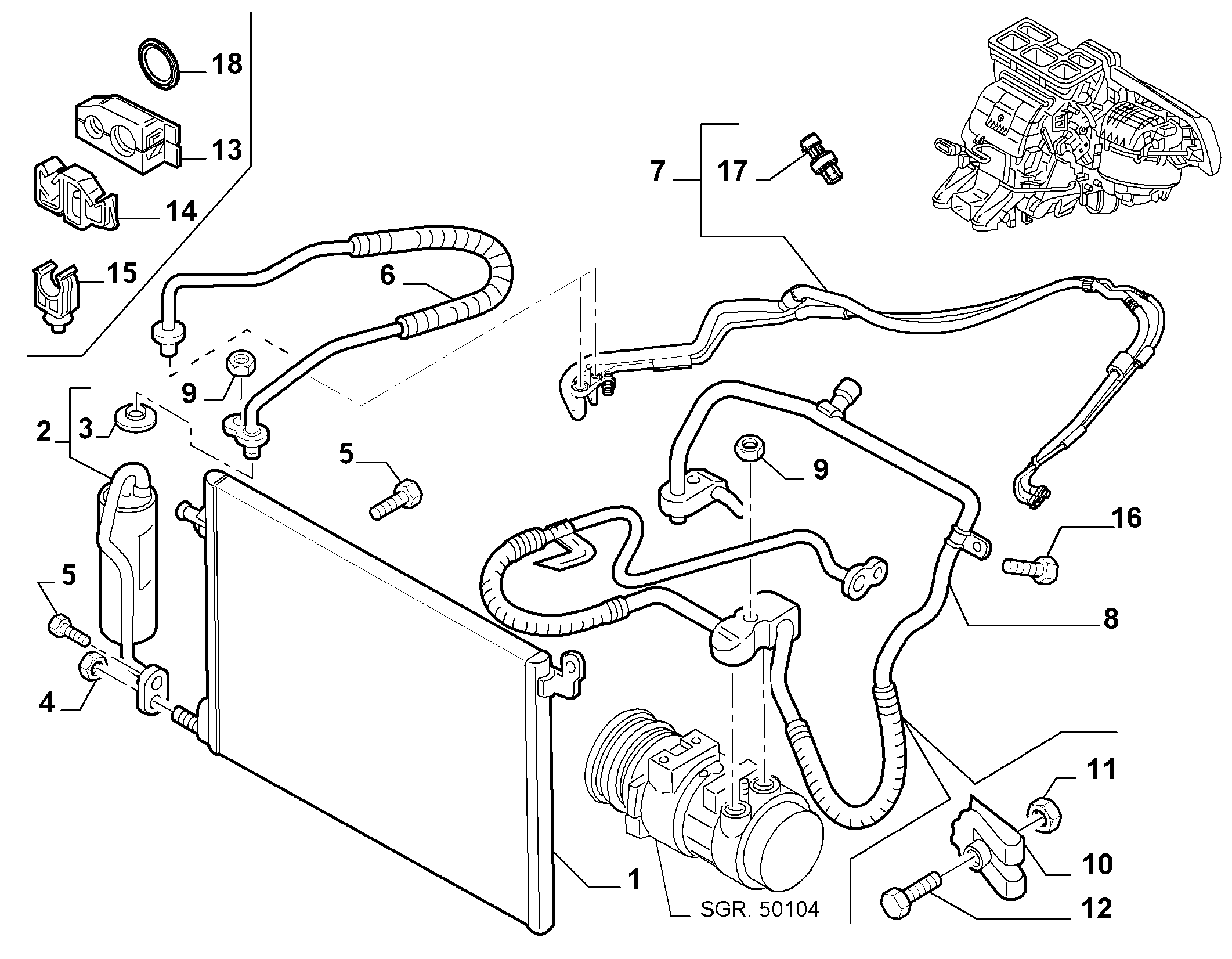 Vauxhall 71740527 - Кондензатор, климатизация vvparts.bg