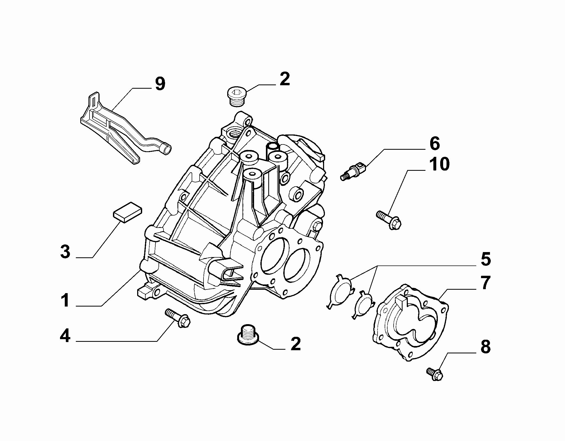 Lancia 71740022 - Включвател, светлини за движение на заден ход vvparts.bg