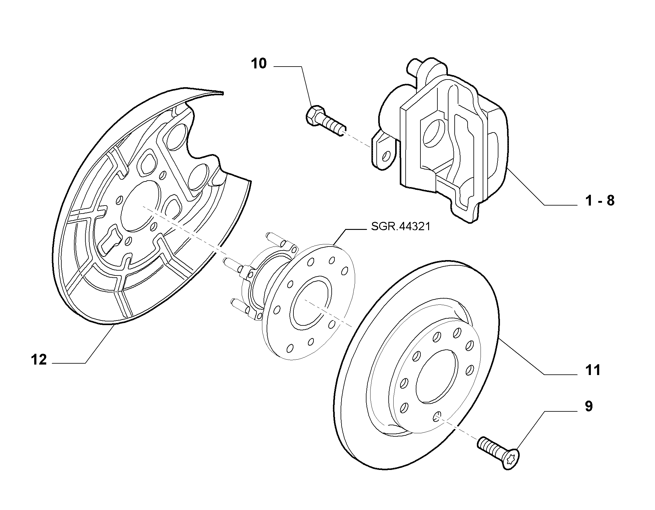 SAAB 51799236 - Спирачен диск vvparts.bg