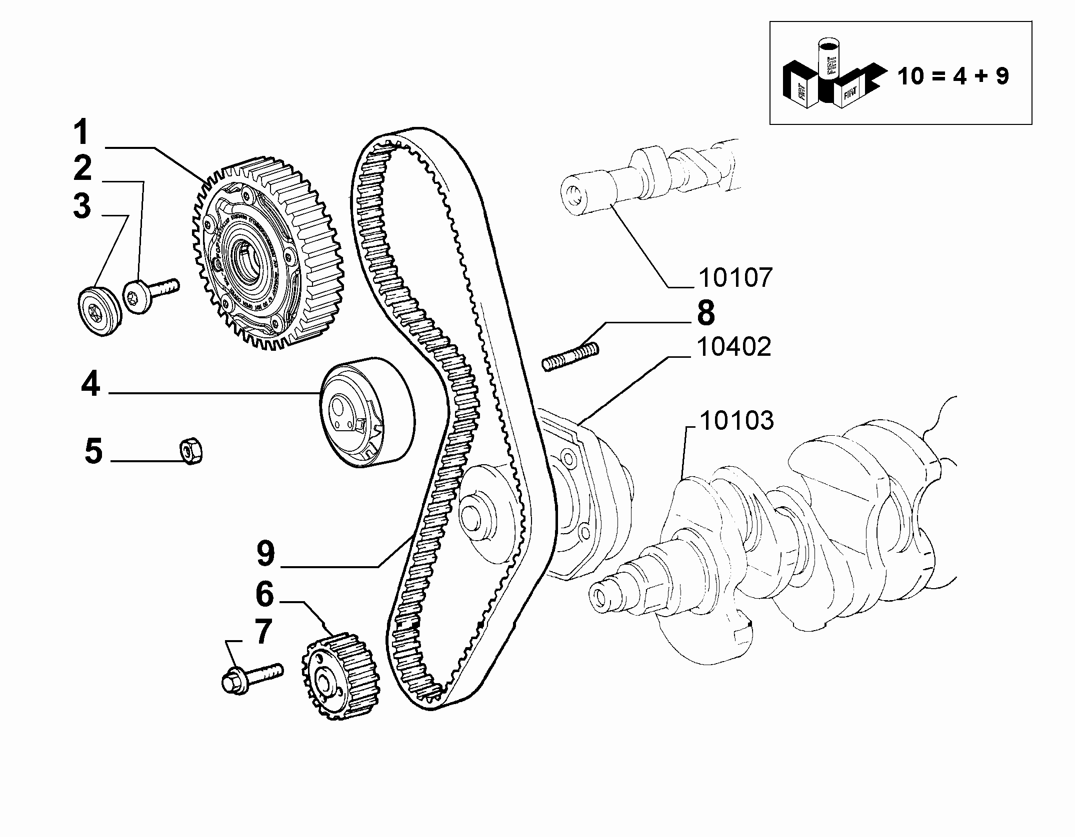 Alfa Romeo 71753156 - Ангренажен ремък vvparts.bg