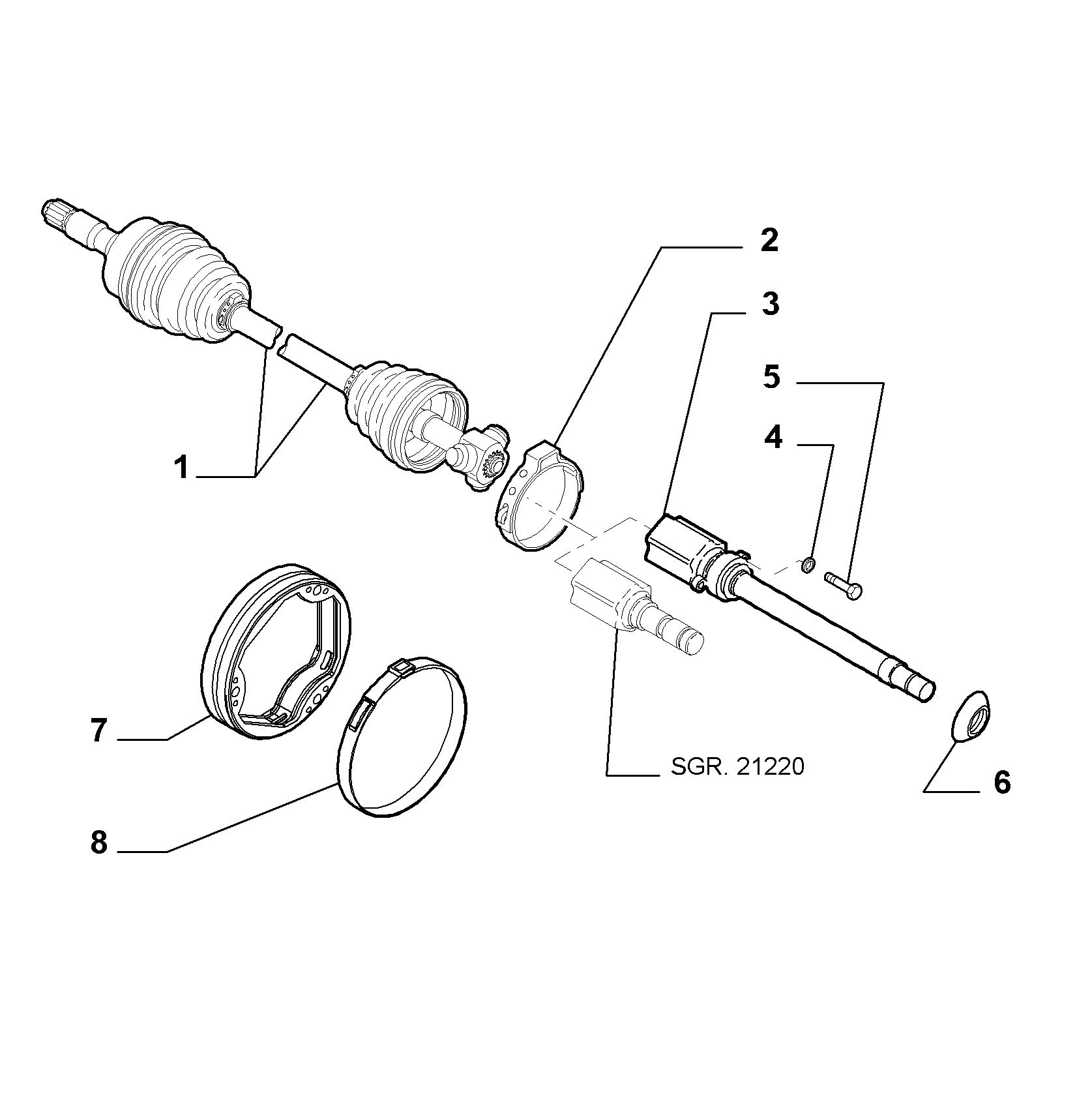 FIAT 51852120 - Крайно гърне vvparts.bg