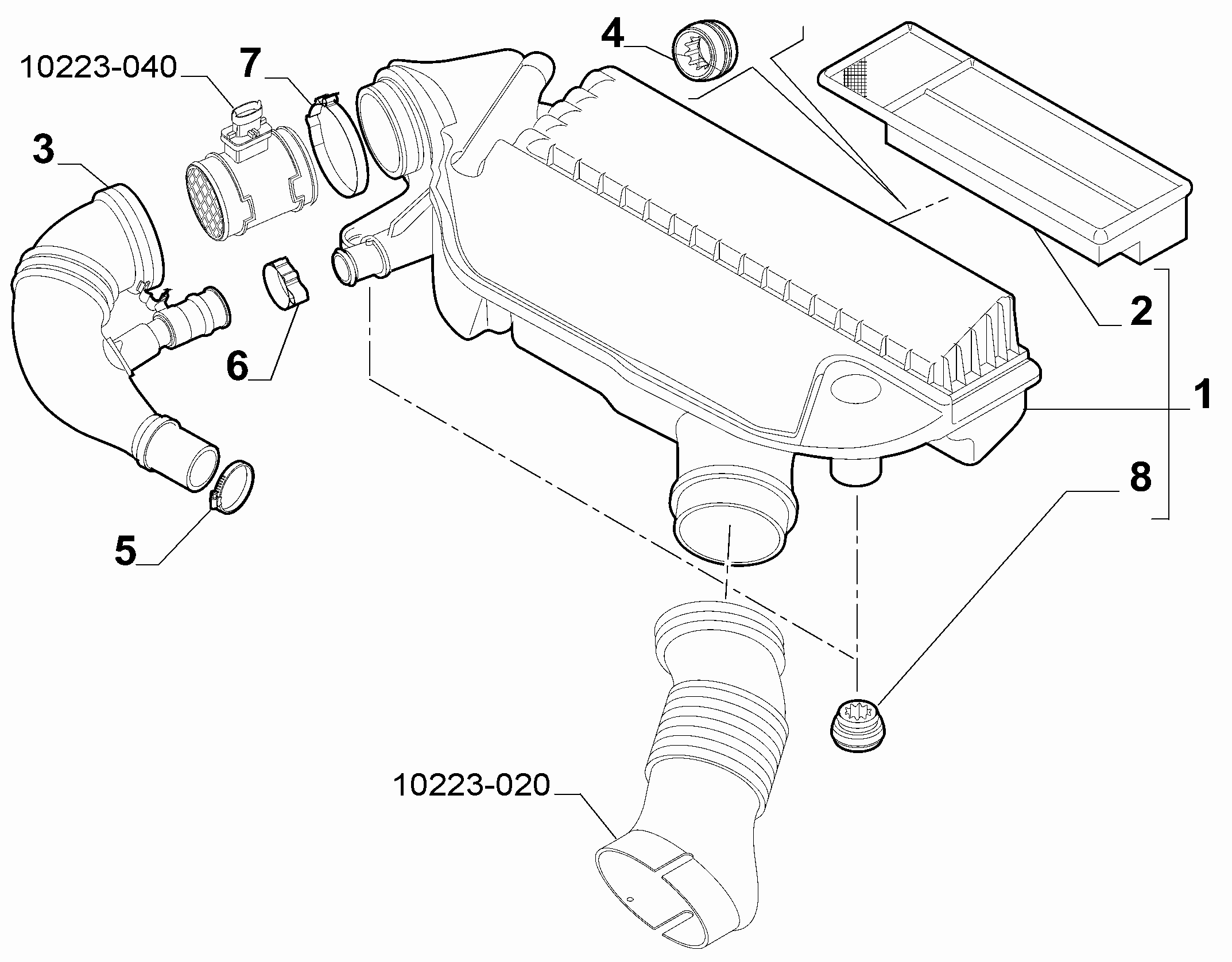 CITROËN/PEUGEOT 51901760 - Въздушен филтър vvparts.bg