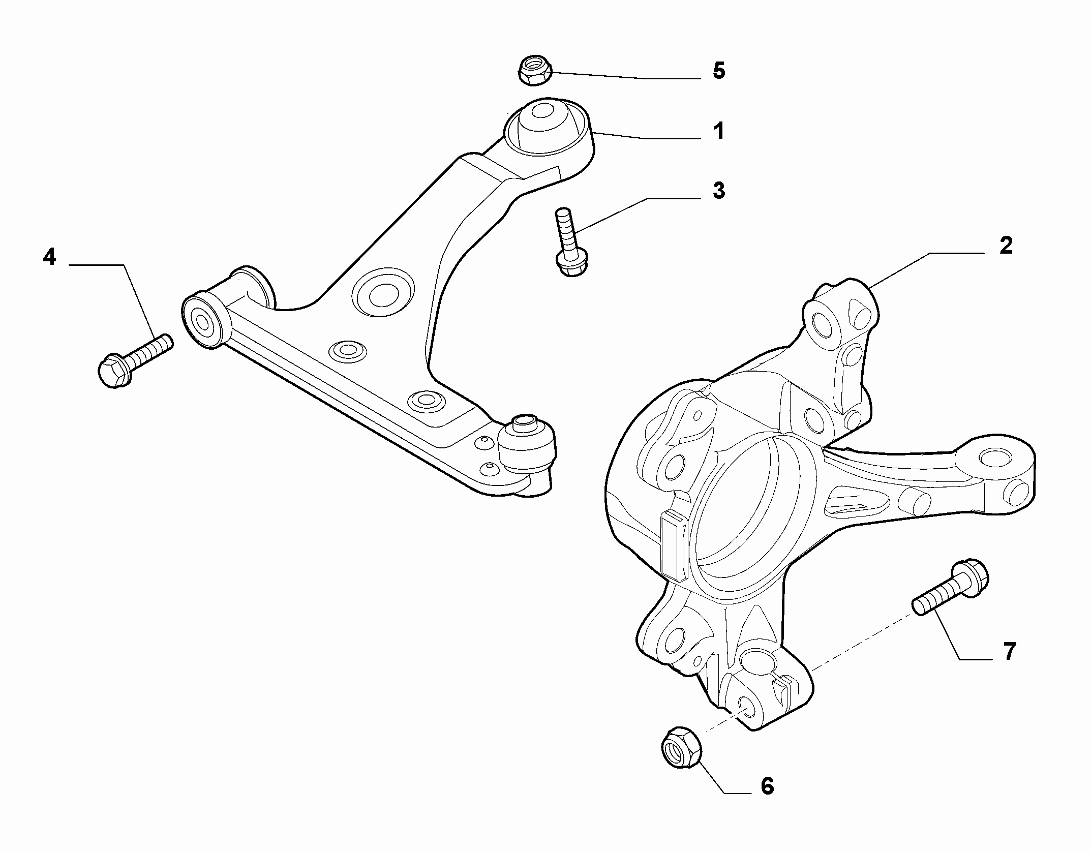 CITROËN 51895366 - Носач, окачване на колелата vvparts.bg