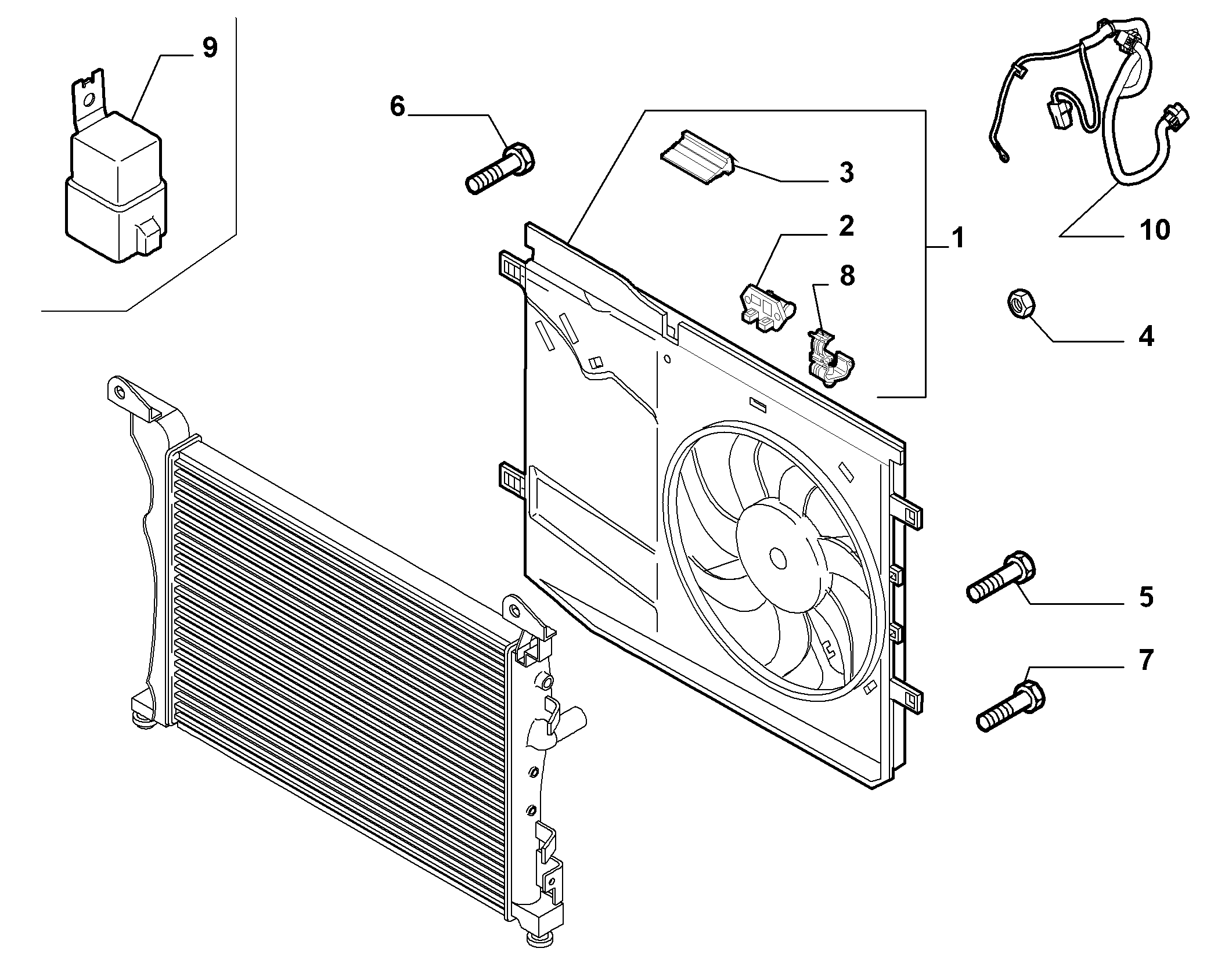 FIAT 55702358 - Съпротивление, вентилатор за вътрешно пространство vvparts.bg