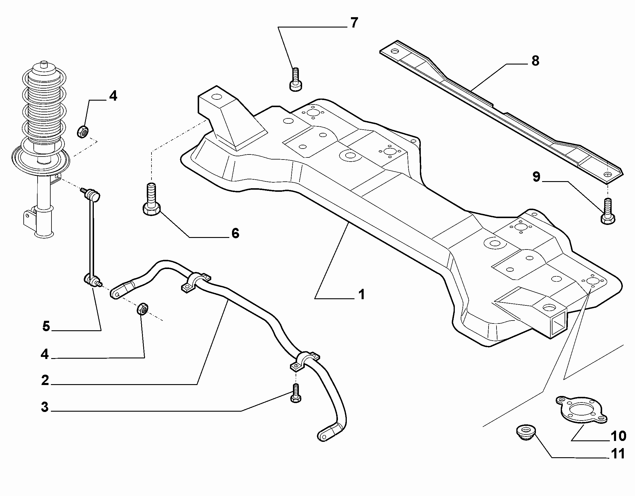 Alfa Romeo 50515568 - Комплект стабилизатор vvparts.bg