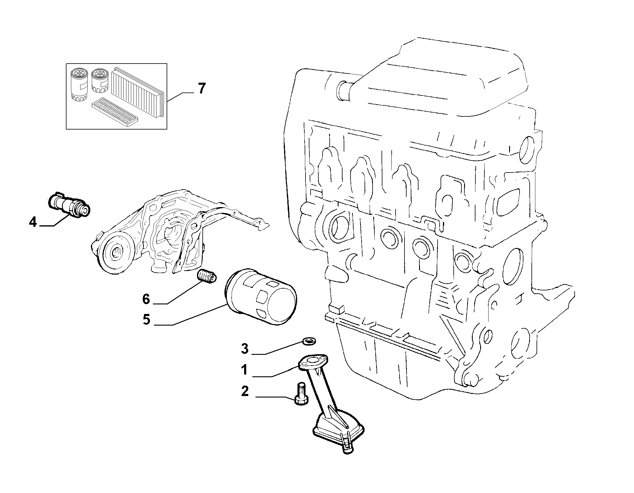 Lancia 71736161 - Маслен филтър vvparts.bg