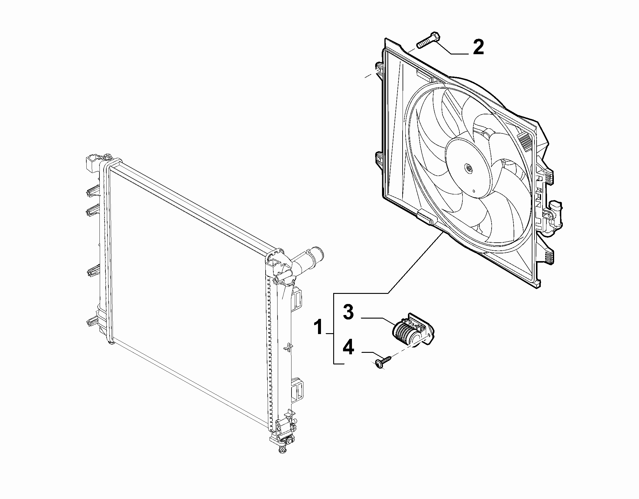 Opel 51799359 - Охлаждащ модул vvparts.bg