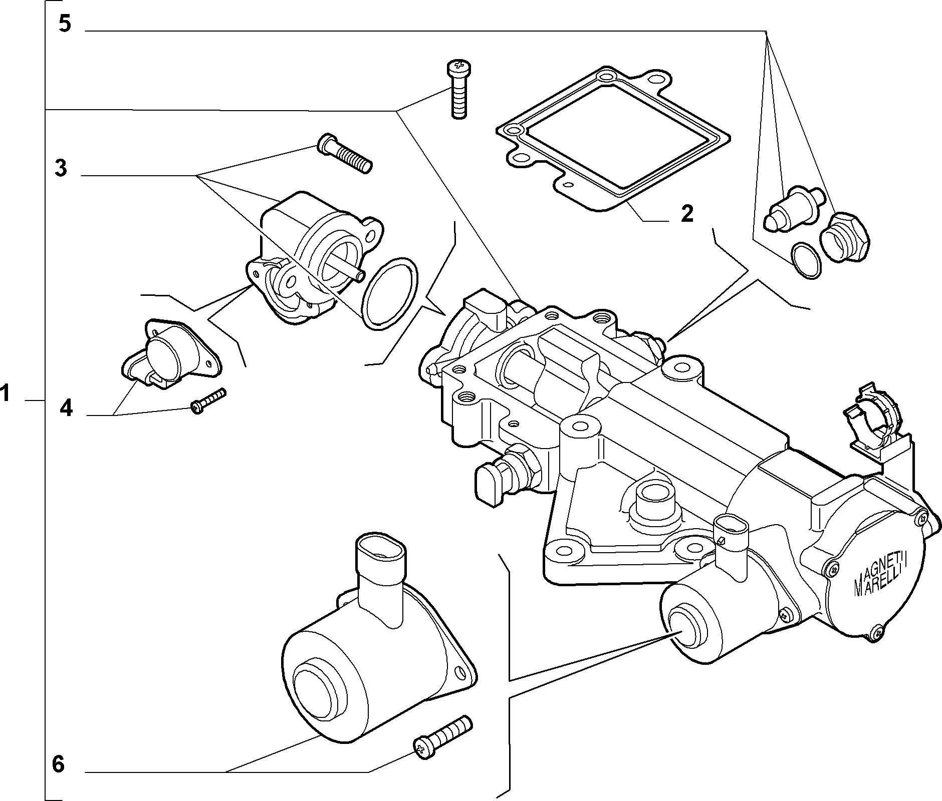 FIAT 71752610 - Датчик, положение на дроселовата клапа vvparts.bg