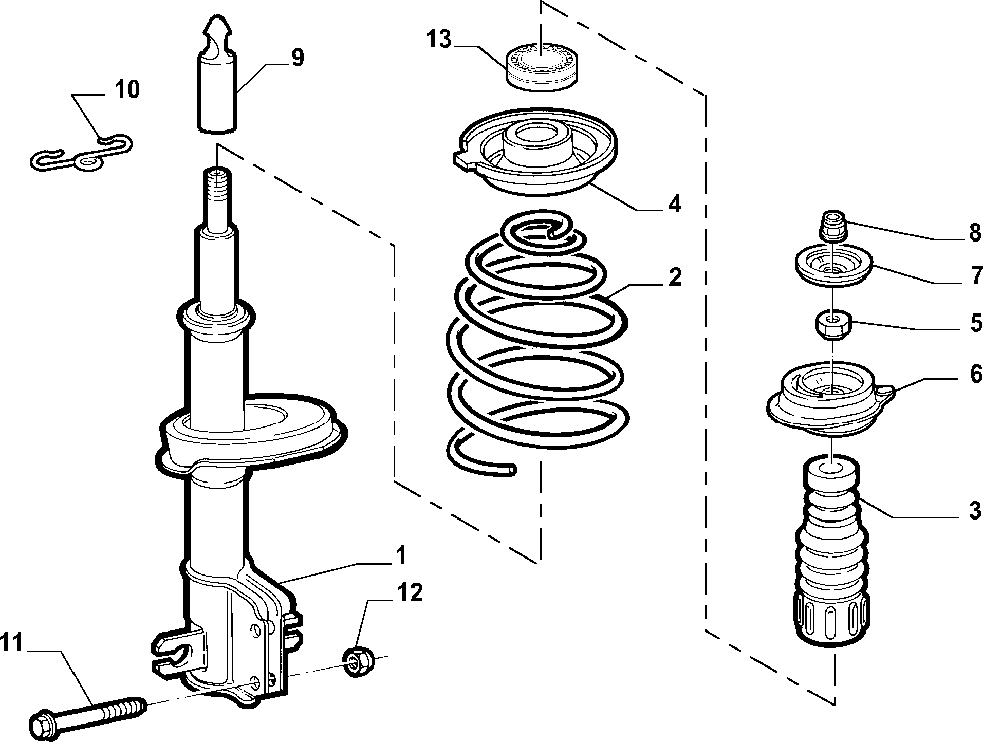 FIAT 46751136 - Пружина за ходовата част vvparts.bg