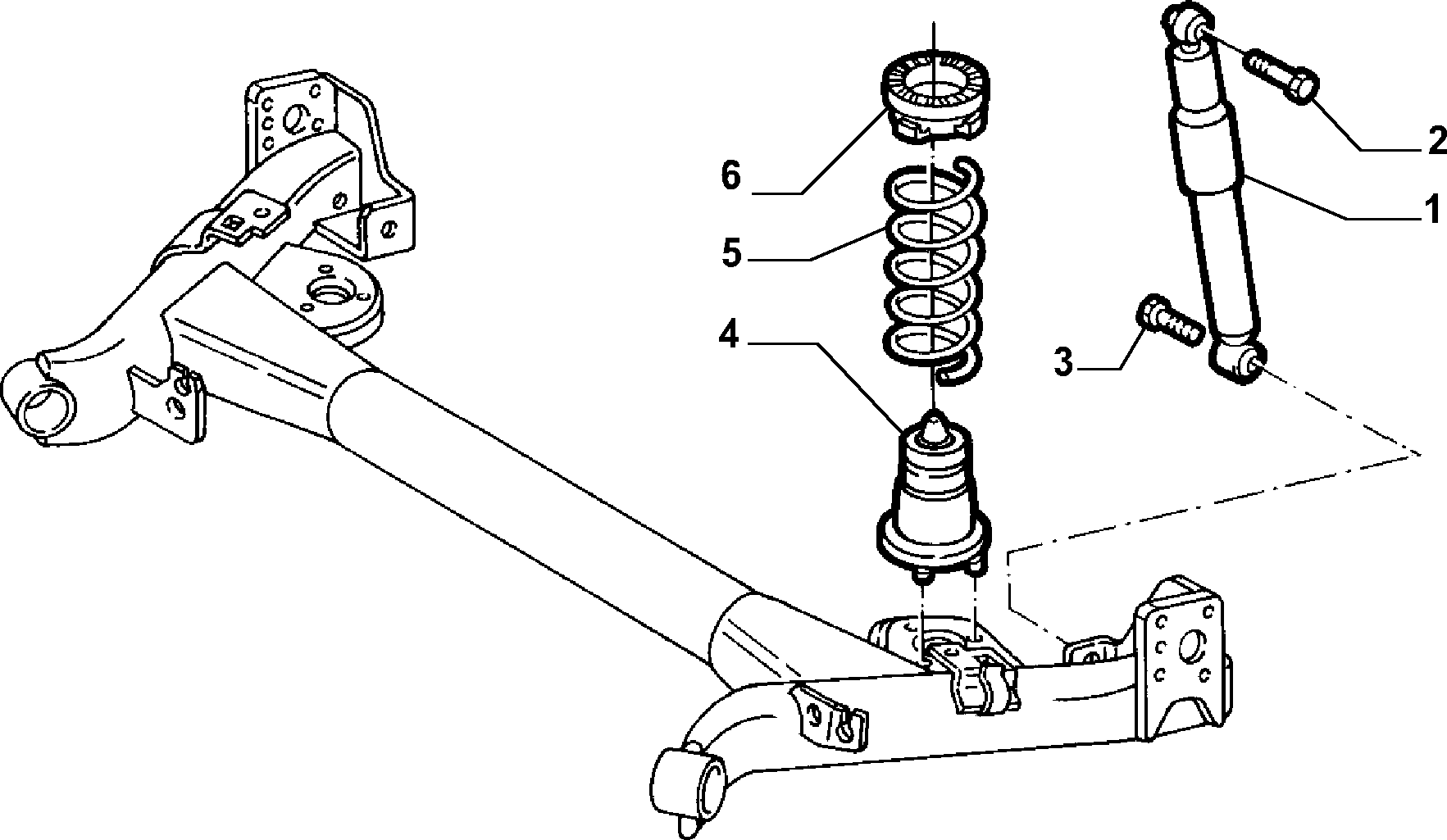 FIAT 50703987 - Амортисьор vvparts.bg