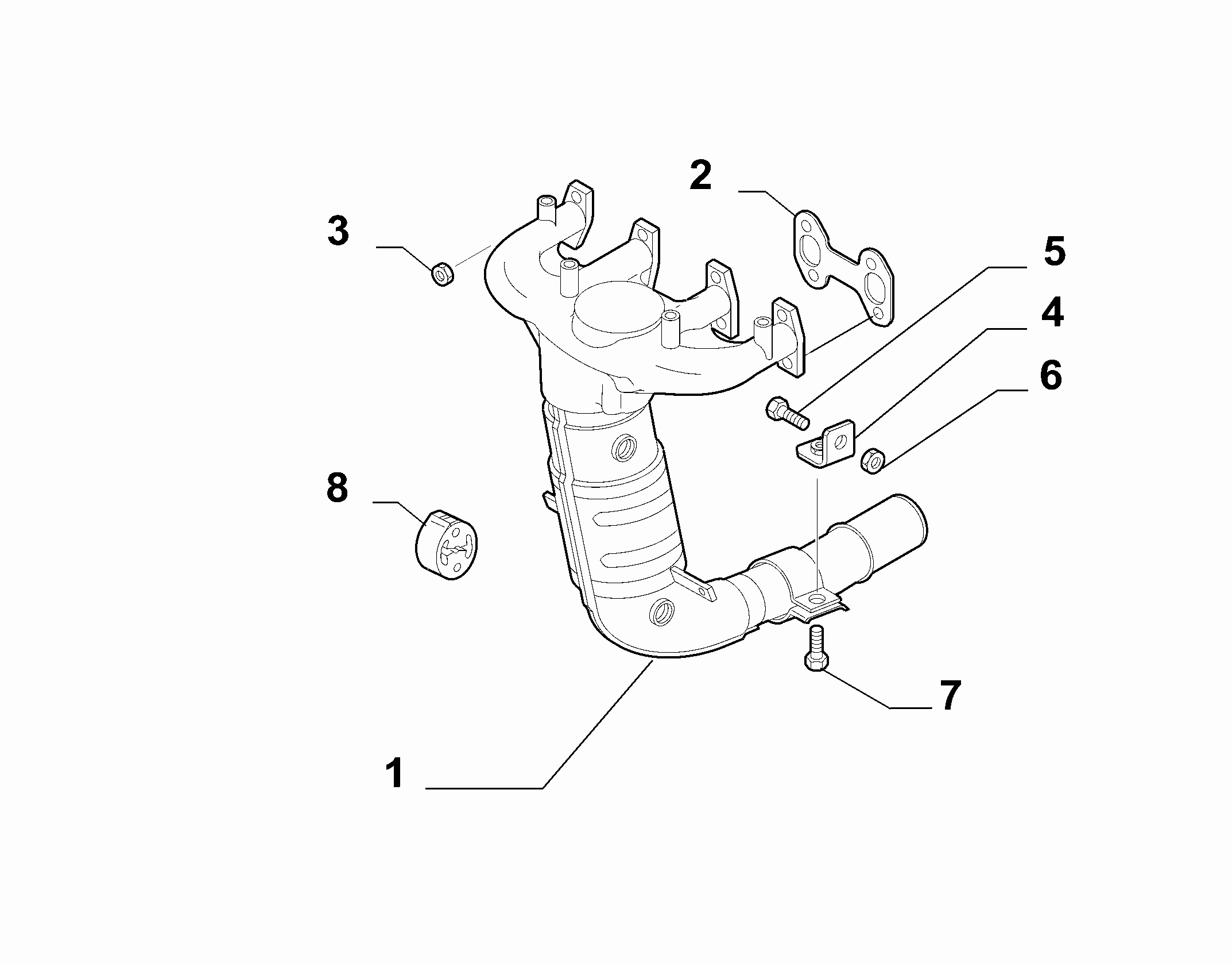 Chrysler 51934168 - Катализатор vvparts.bg