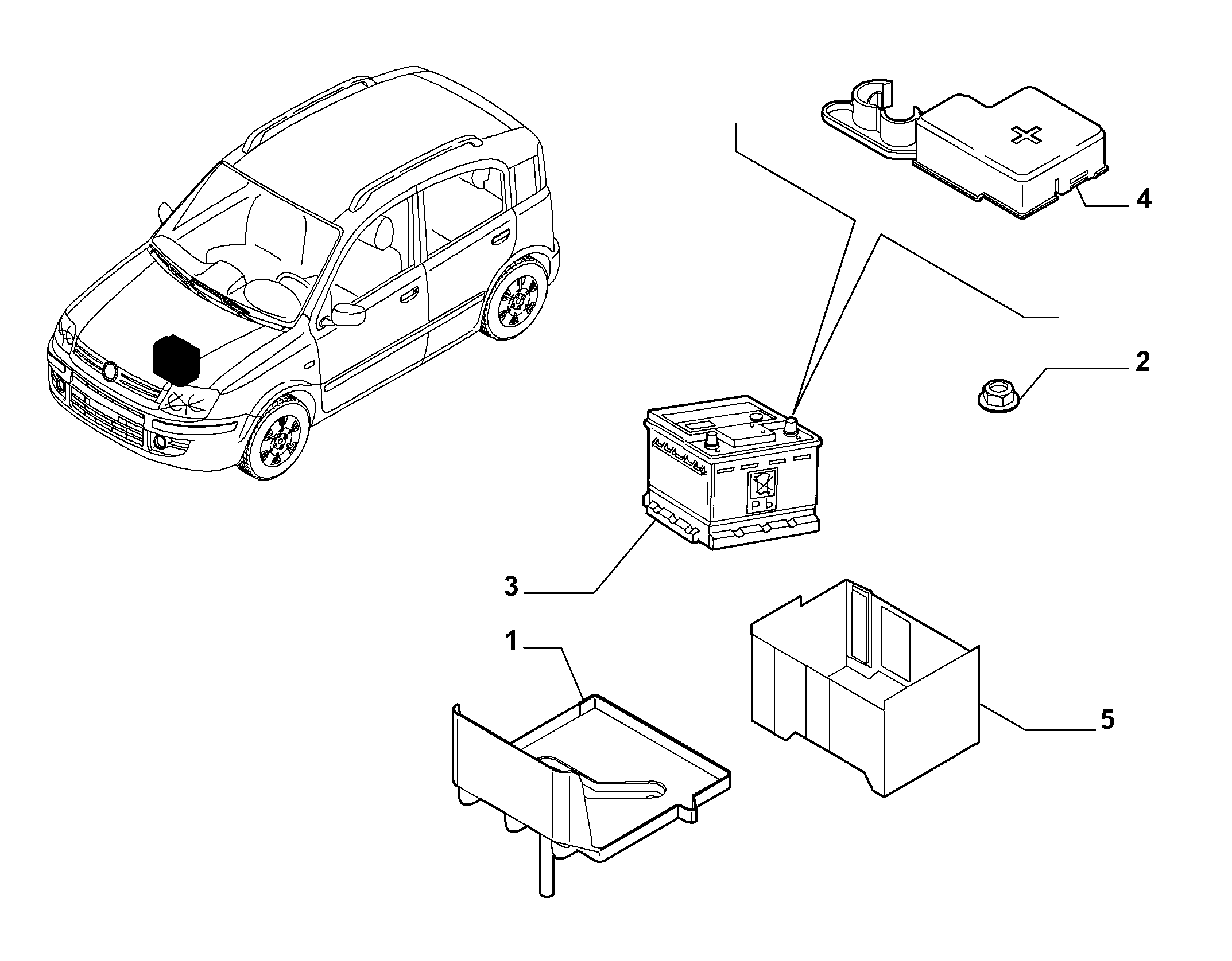 Lancia 71751134 - Стартов акумулатор vvparts.bg